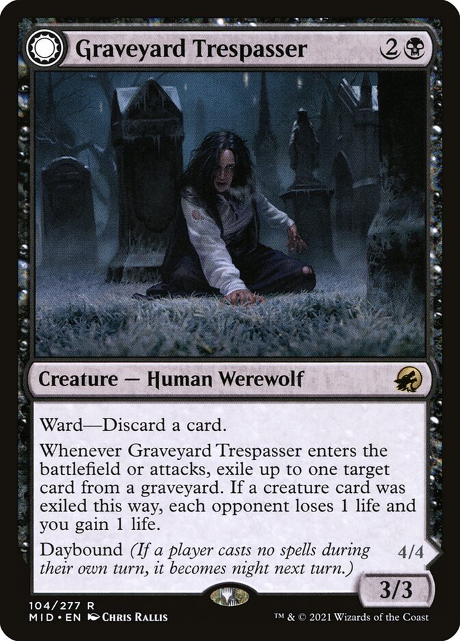 Graveyard Trespasser // Graveyard Glutton