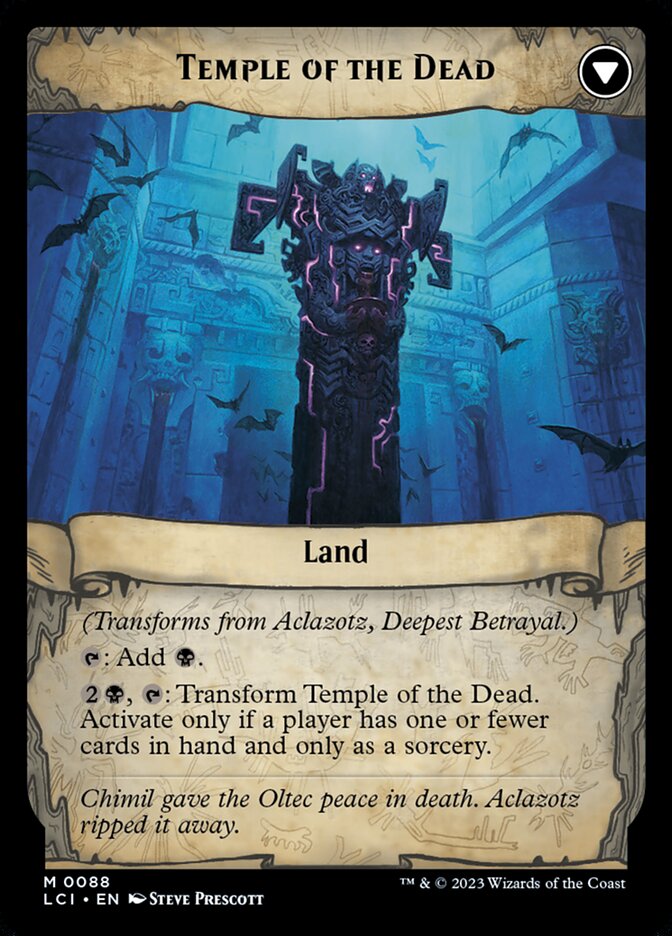 Aclazotz, Deepest Betrayal // Temple of the Dead