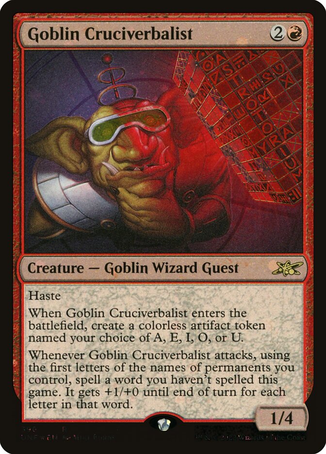 Goblin Cruciverbalist