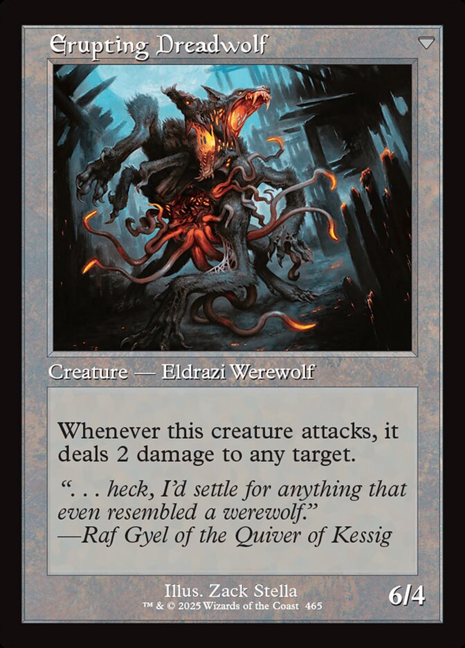 Smoldering Werewolf // Erupting Dreadwolf