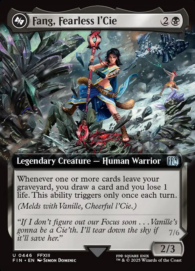 Fang, Fearless l'Cie // Vanille, Cheerful l'Cie
