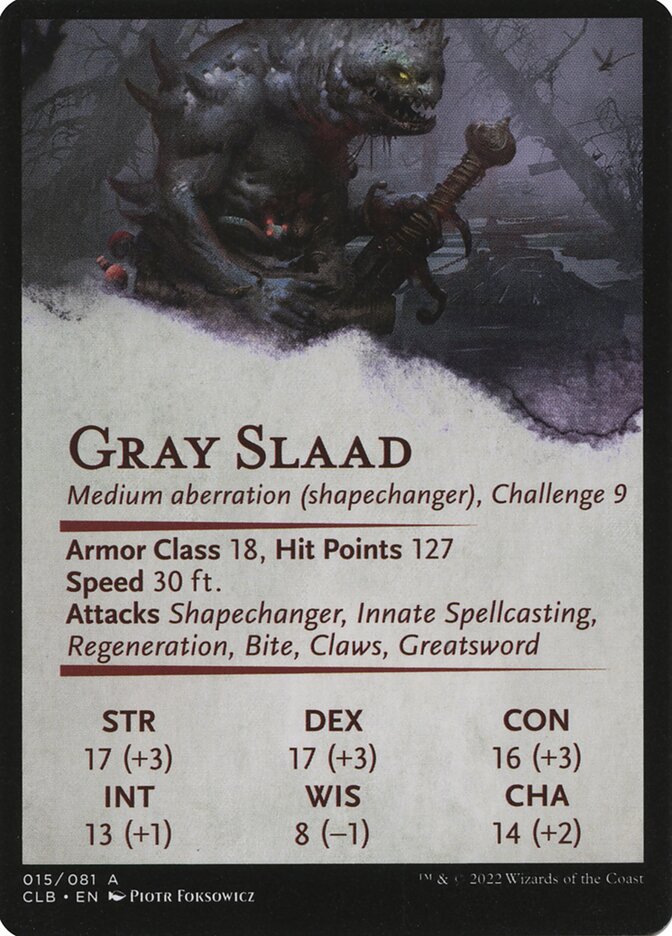 Gray Slaad // Gray Slaad