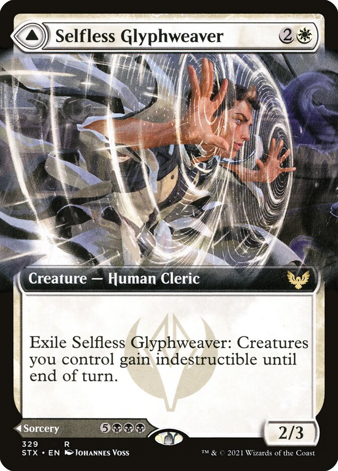 Selfless Glyphweaver // Deadly Vanity