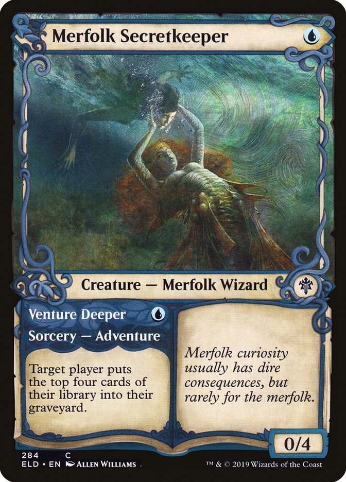 Merfolk Secretkeeper // Venture Deeper