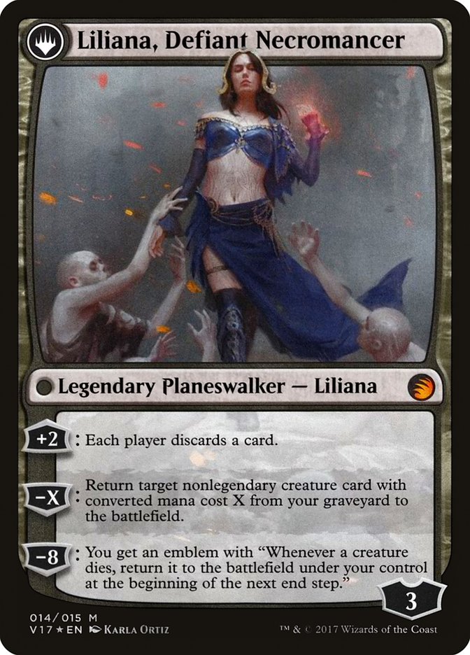 Liliana, Heretical Healer // Liliana, Defiant Necromancer