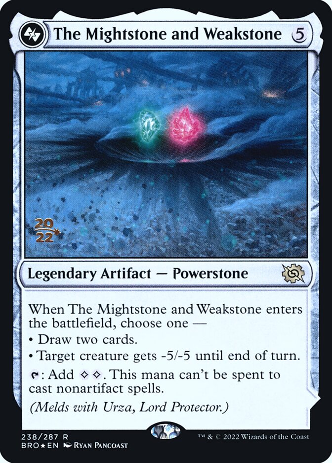 The Mightstone and Weakstone // Urza, Planeswalker