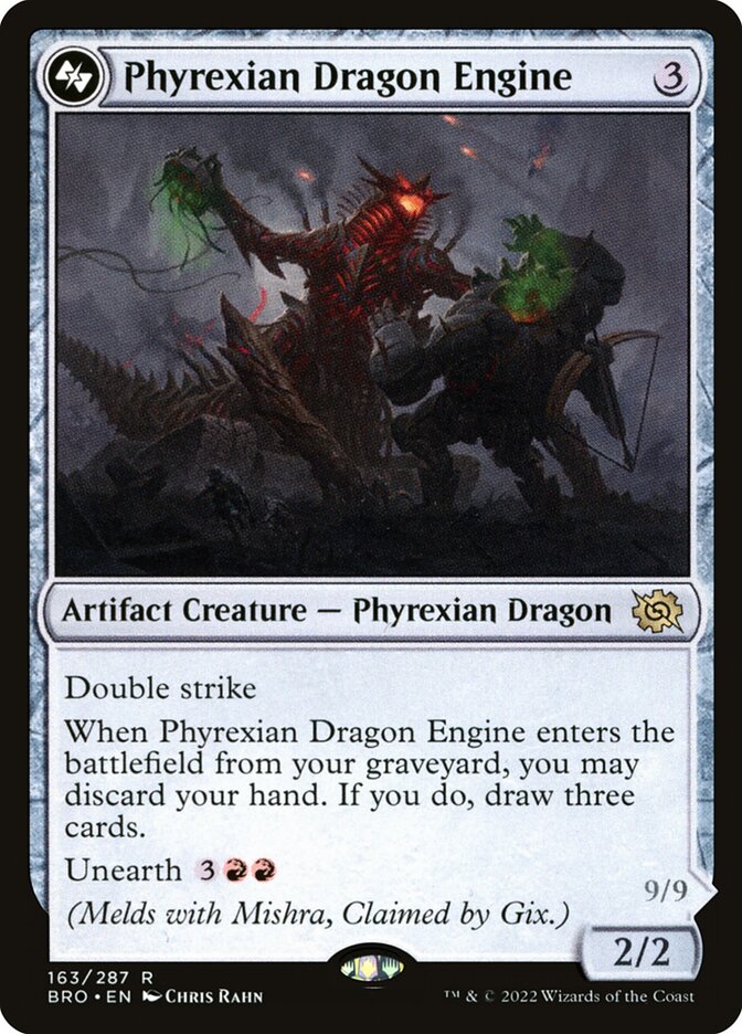 Phyrexian Dragon Engine // Mishra, Lost to Phyrexia