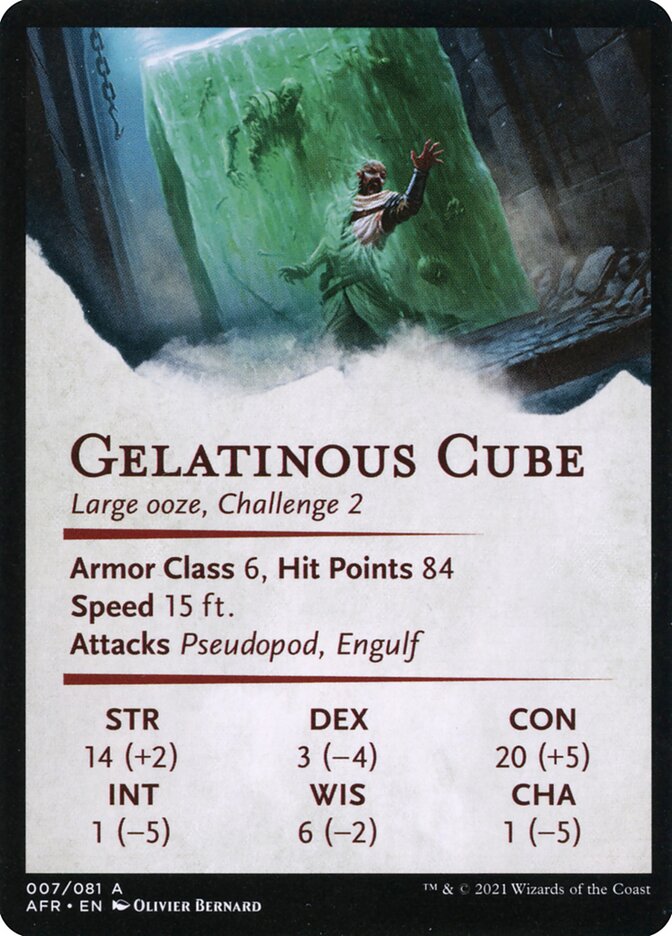 Gelatinous Cube // Gelatinous Cube