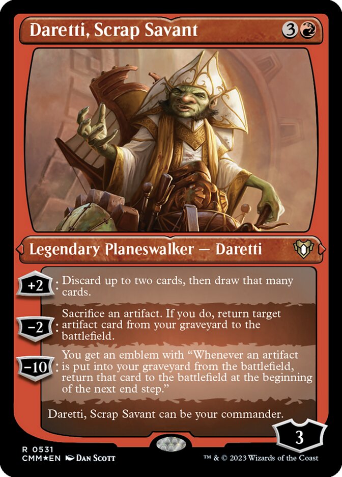 Daretti, Scrap Savant