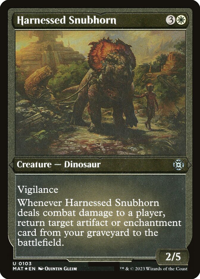 Harnessed Snubhorn