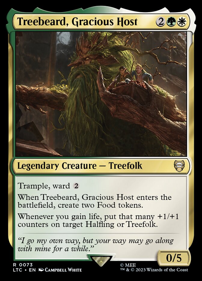 Treebeard, Gracious Host