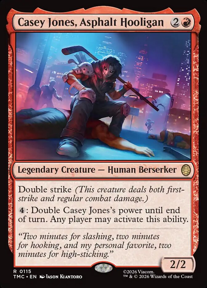 Casey Jones, Asphalt Hooligan