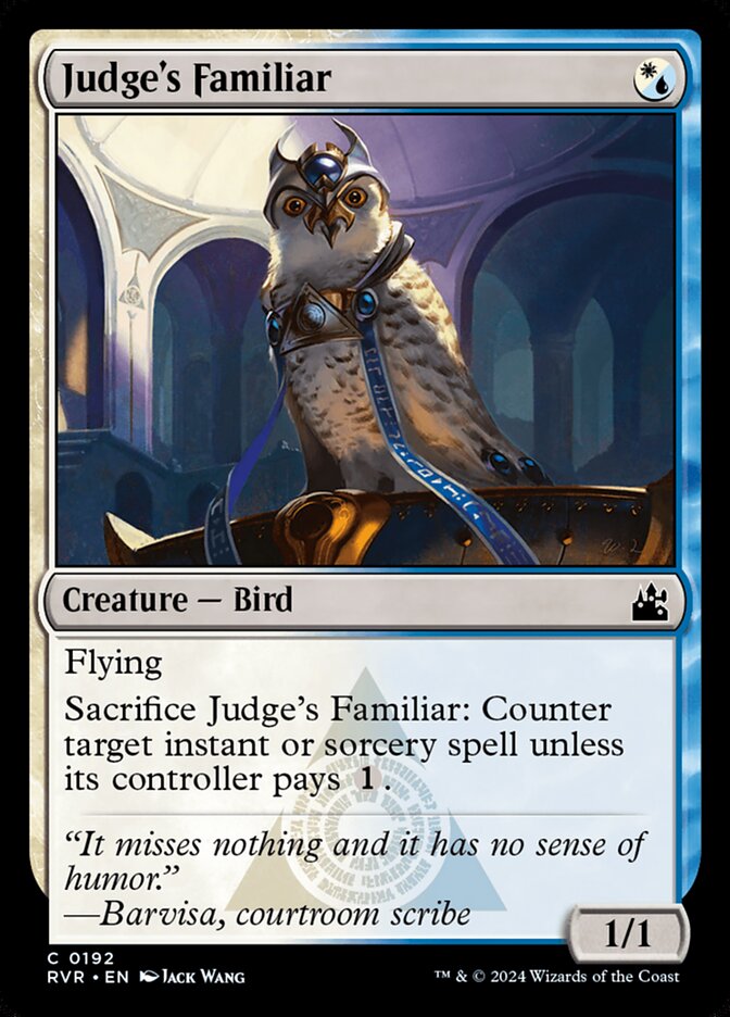 Judge's Familiar