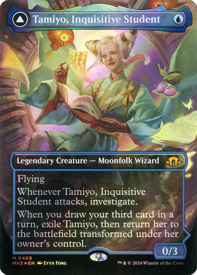 Tamiyo, Inquisitive Student // Tamiyo, Seasoned Scholar