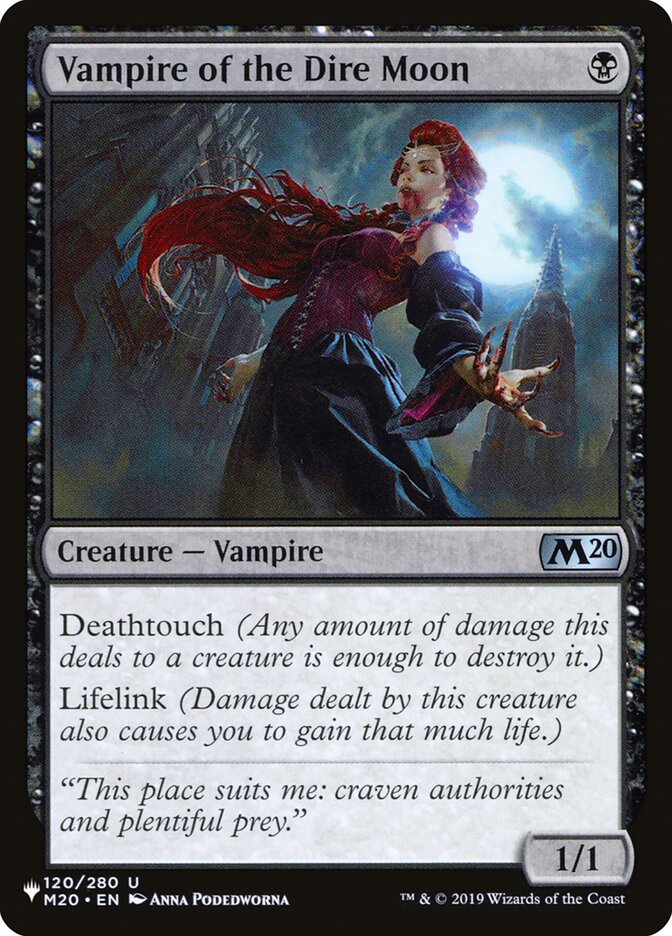 Vampire of the Dire Moon