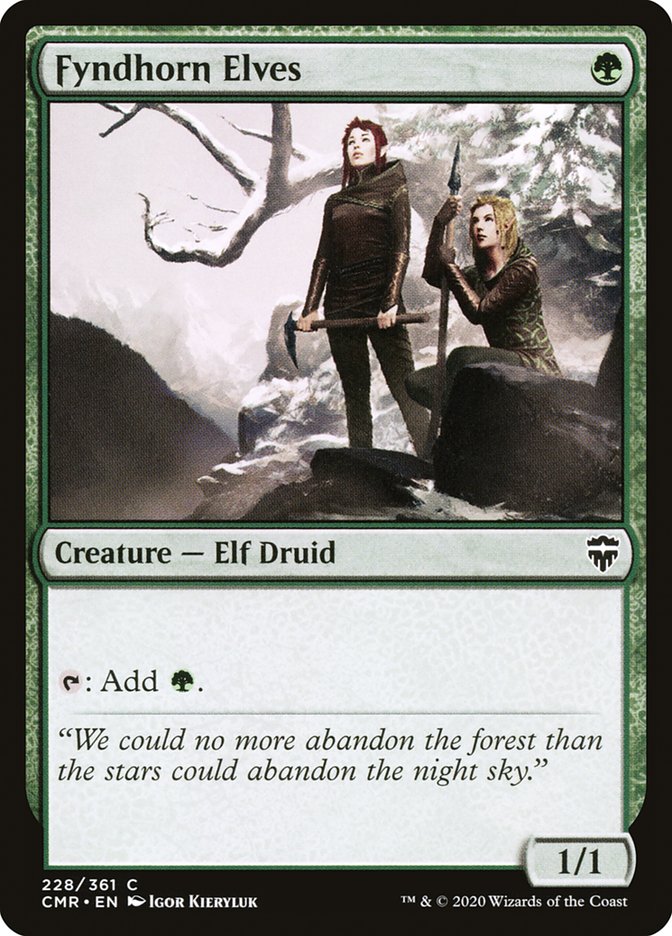 Fyndhorn Elves