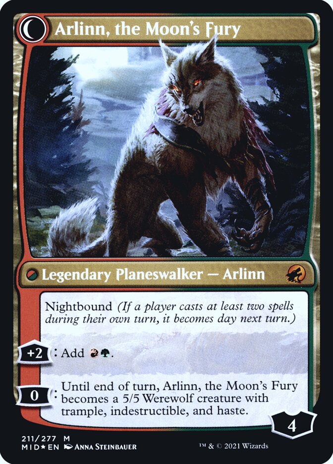 Arlinn, the Pack's Hope // Arlinn, the Moon's Fury