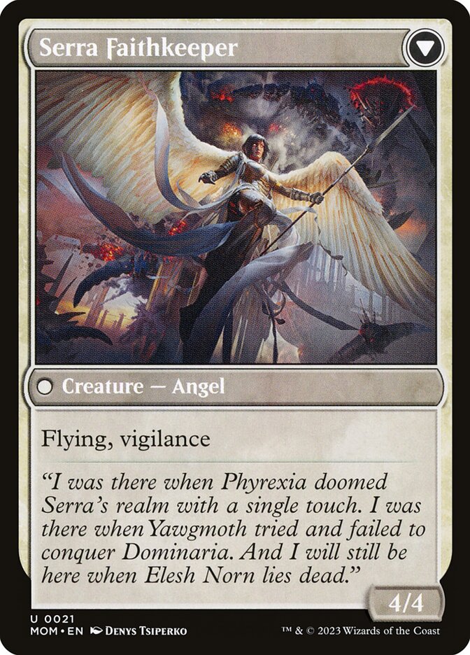 Invasion of Dominaria // Serra Faithkeeper