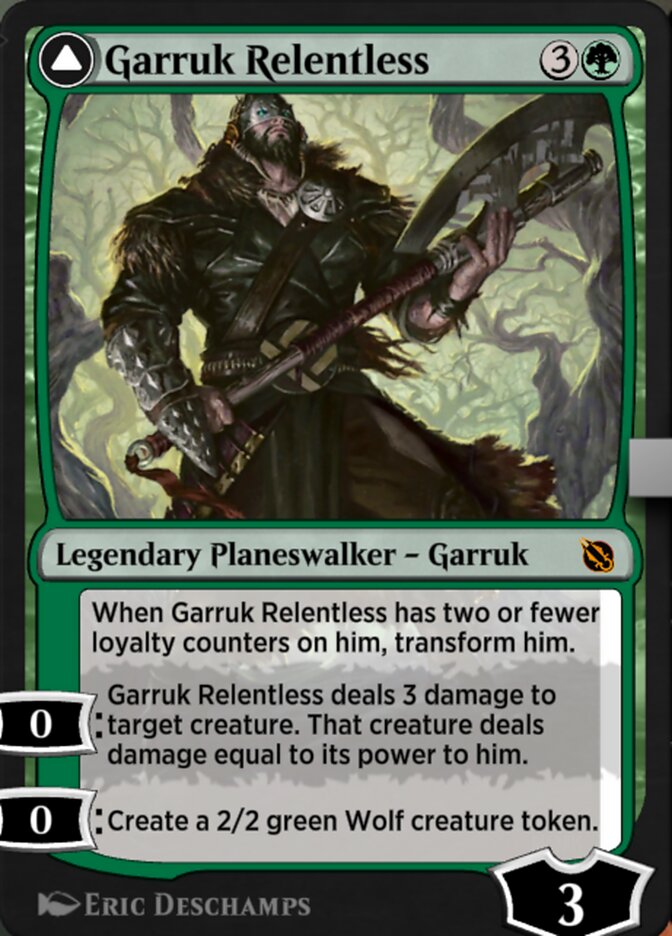 Garruk Relentless // Garruk, the Veil-Cursed