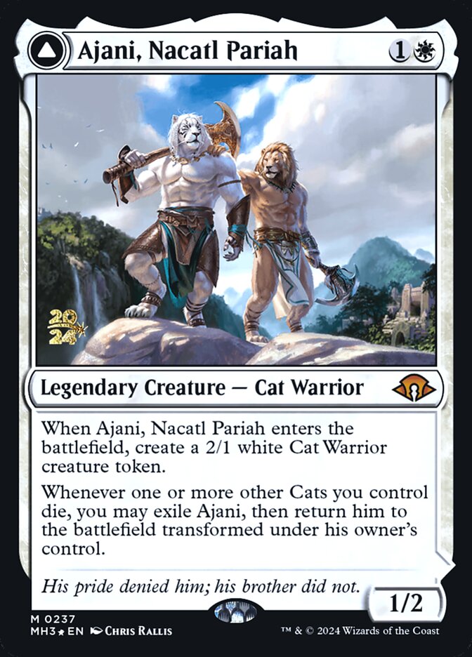 Ajani, Nacatl Pariah // Ajani, Nacatl Avenger