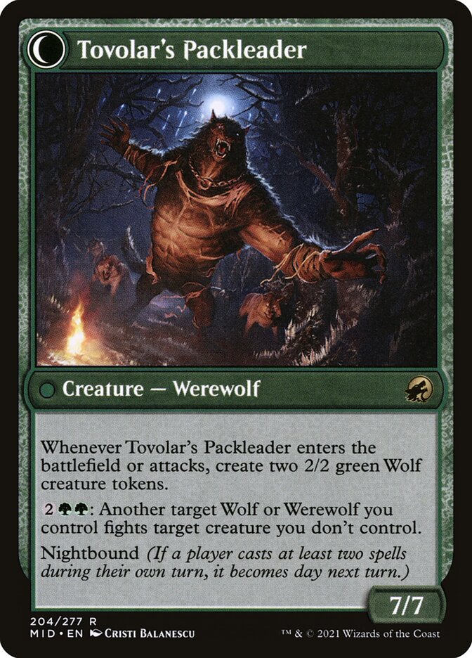 Tovolar's Huntmaster // Tovolar's Packleader