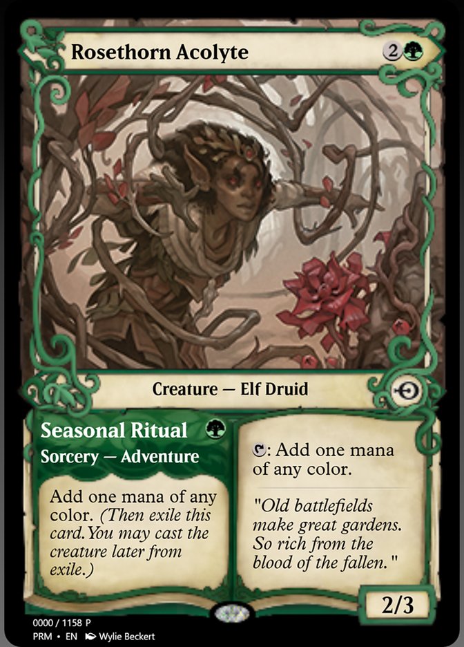 Rosethorn Acolyte // Seasonal Ritual