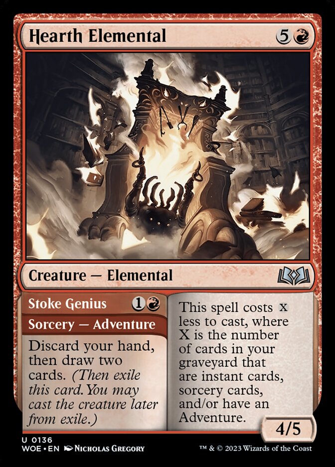 Hearth Elemental // Stoke Genius