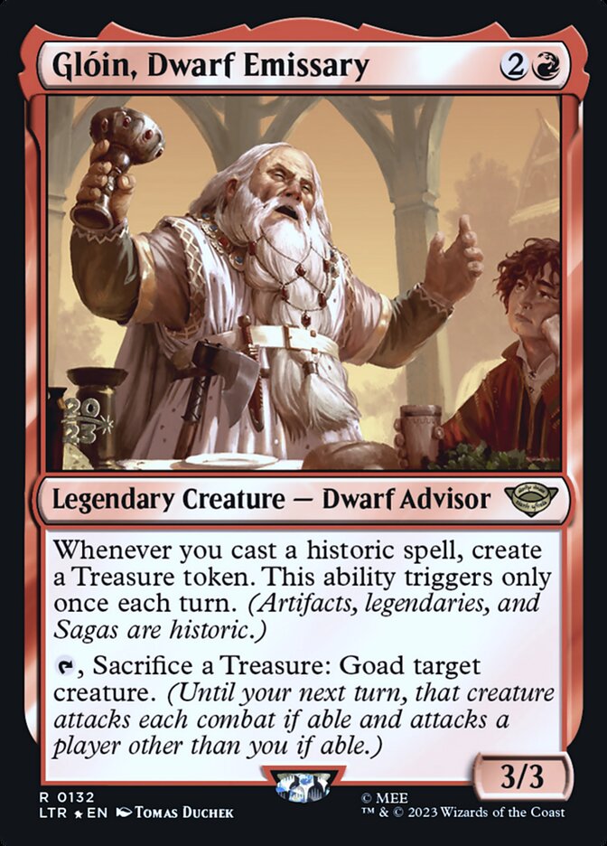 Glóin, Dwarf Emissary