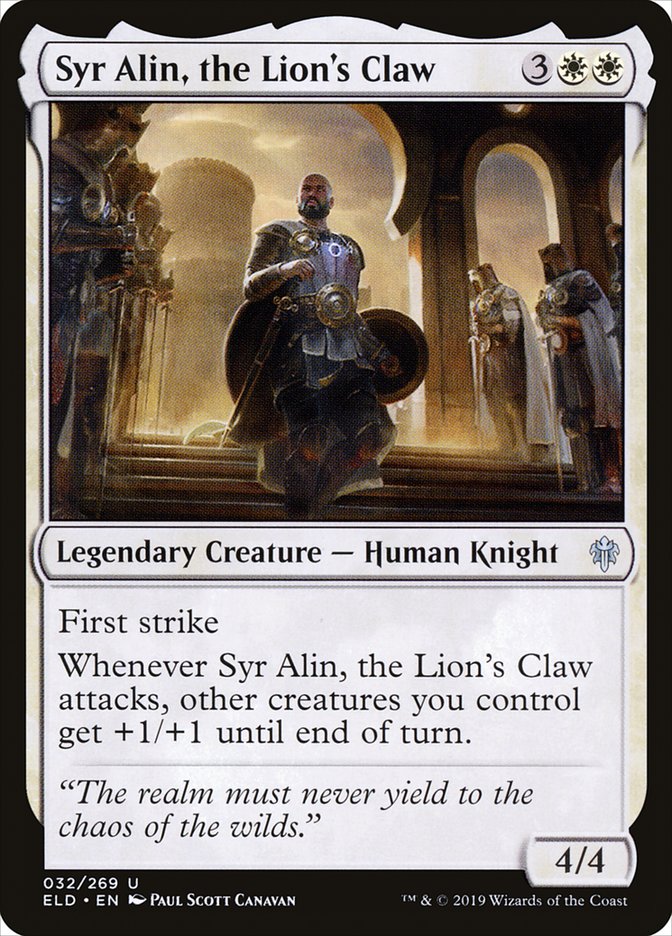 Syr Alin, the Lion's Claw