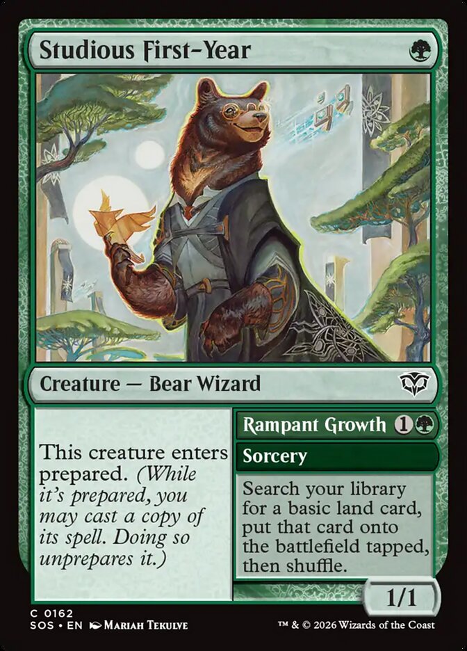 Studious First-Year // Rampant Growth
