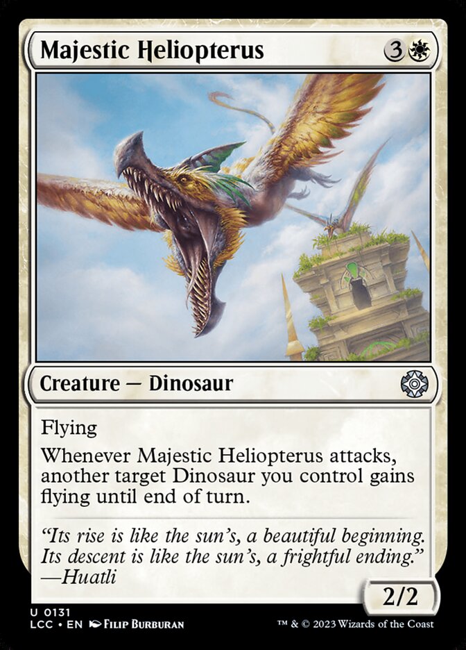 Majestic Heliopterus