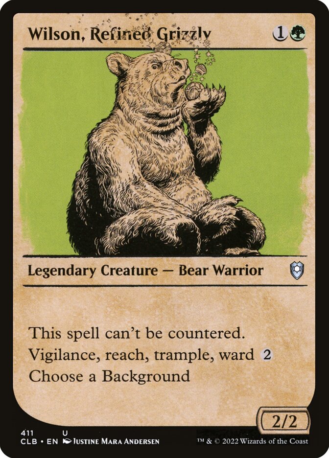 Wilson, Refined Grizzly