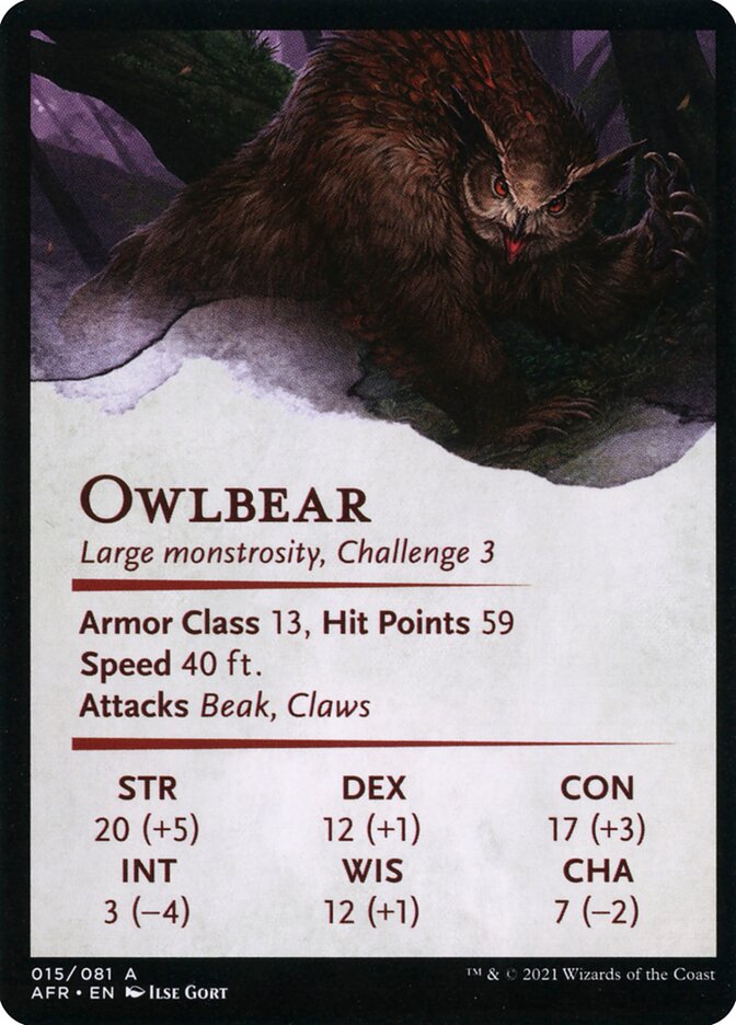 Owlbear // Owlbear