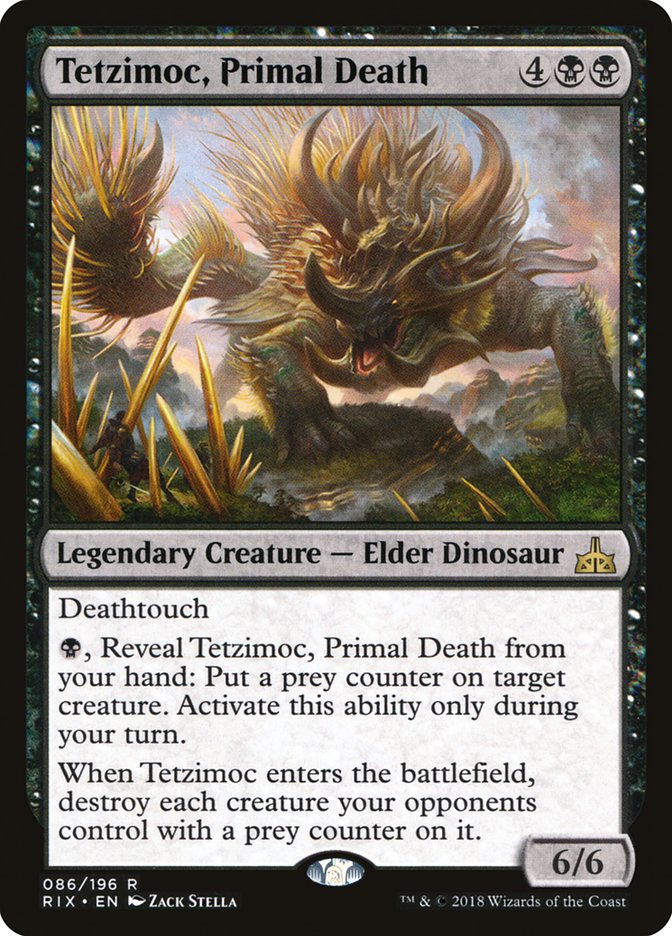 Tetzimoc, Primal Death