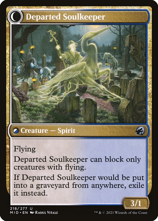 Devoted Grafkeeper // Departed Soulkeeper