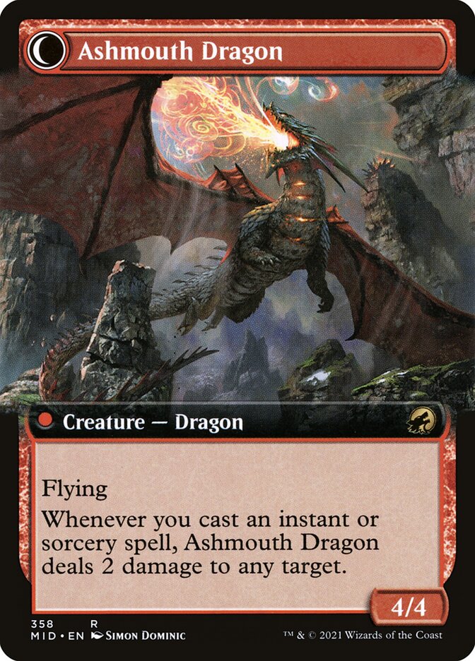 Smoldering Egg // Ashmouth Dragon