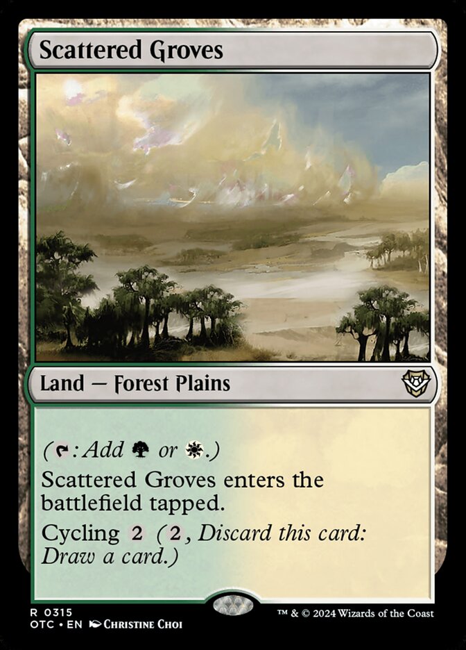 Scattered Groves