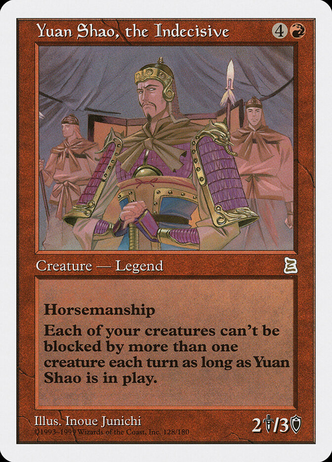 Yuan Shao, the Indecisive