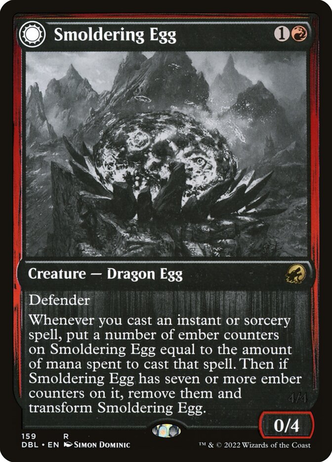 Smoldering Egg // Ashmouth Dragon