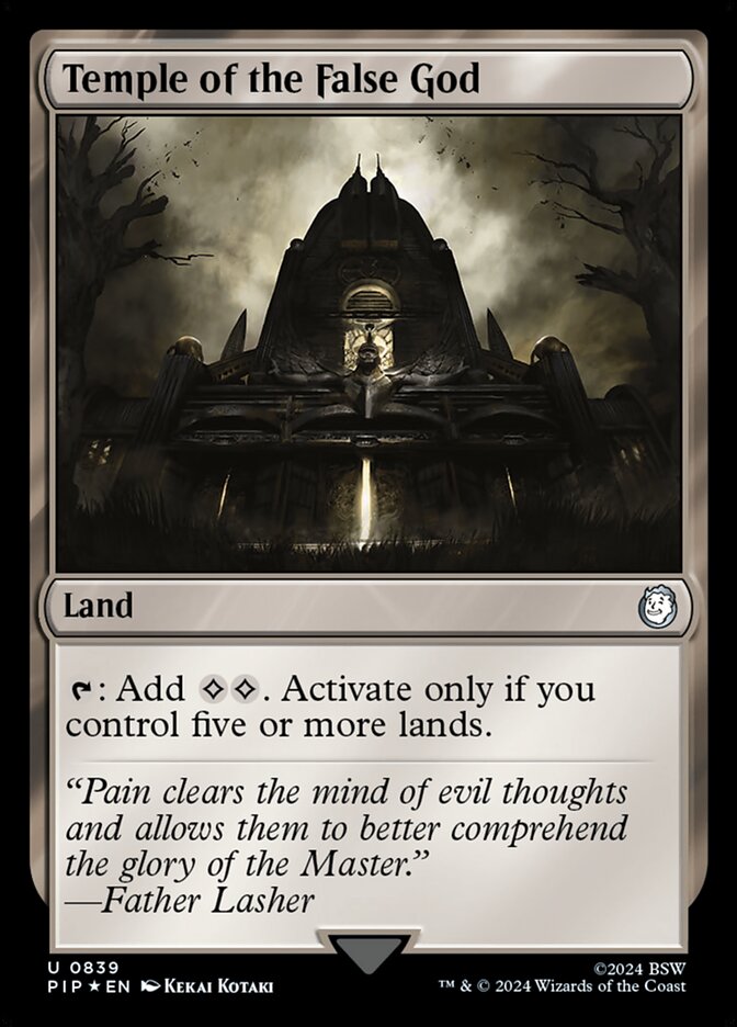 Temple of the False God