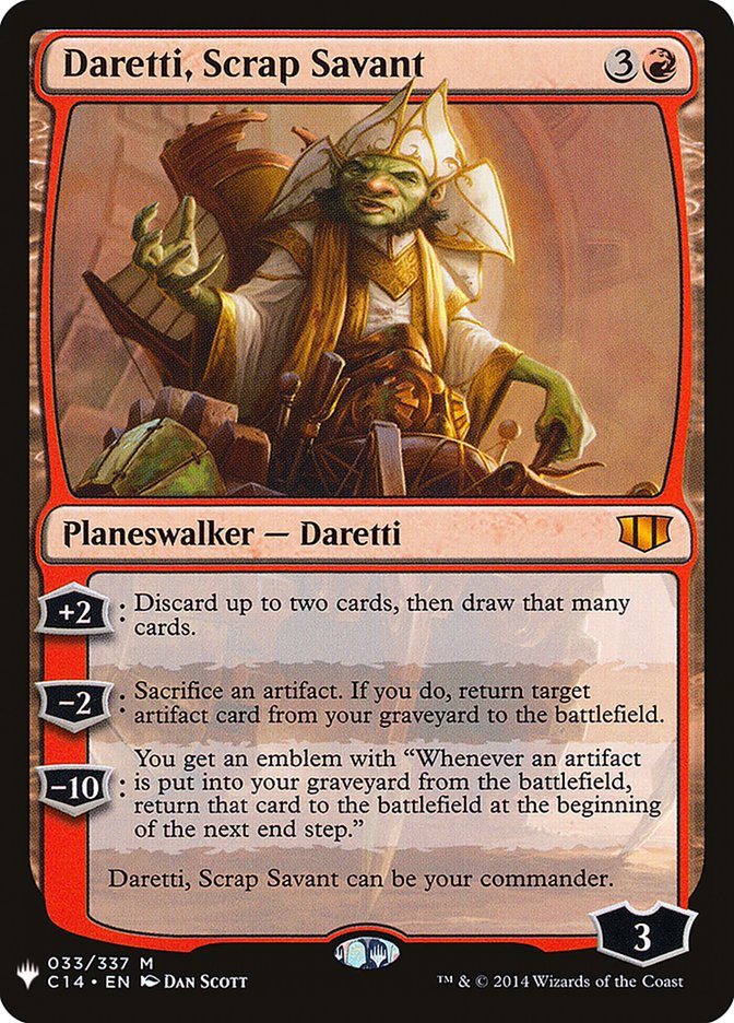 Daretti, Scrap Savant