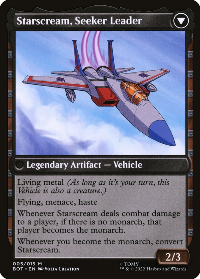 Starscream, Power Hungry // Starscream, Seeker Leader