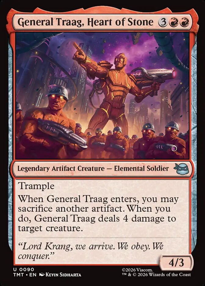 General Traag, Heart of Stone