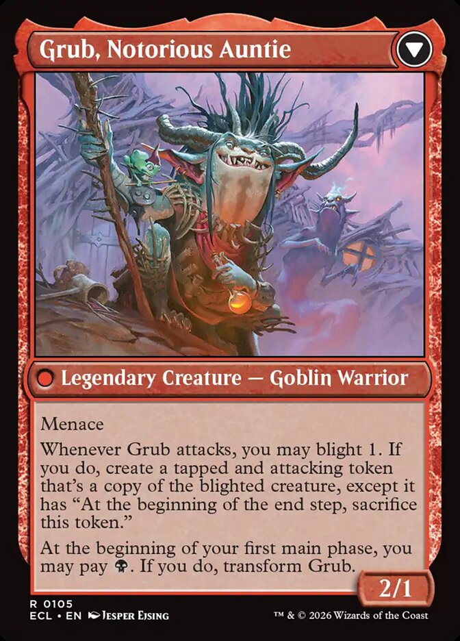 Grub, Storied Matriarch // Grub, Notorious Auntie