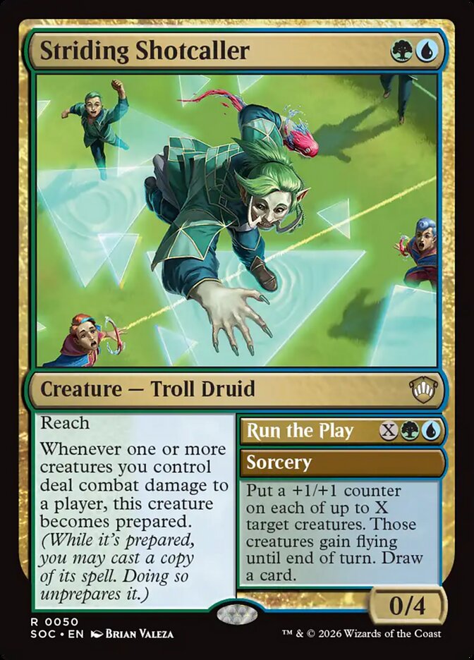 Striding Shotcaller // Run the Play