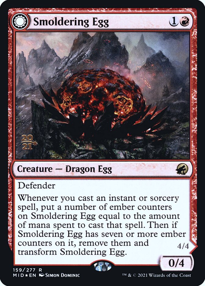 Smoldering Egg // Ashmouth Dragon