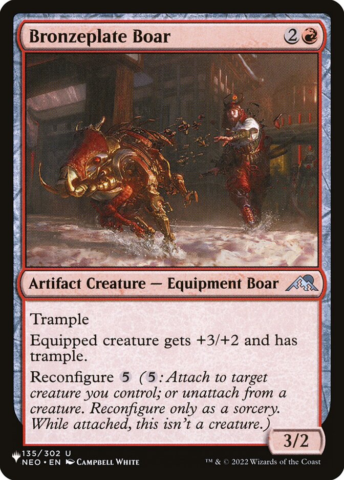 Bronzeplate Boar