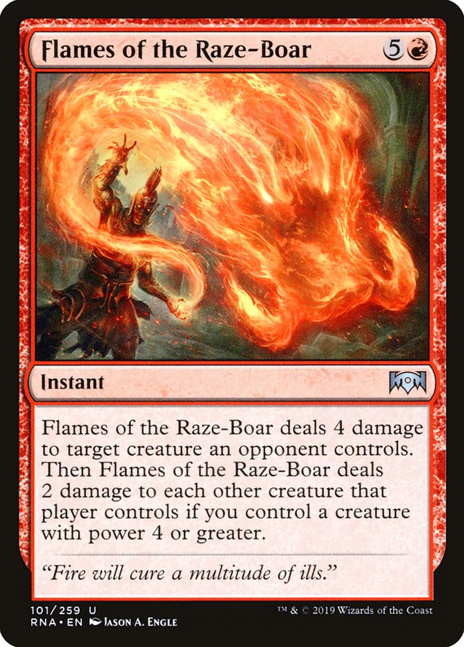 Flames of the Raze-Boar