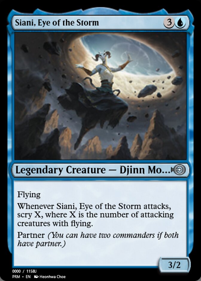 Siani, Eye of the Storm