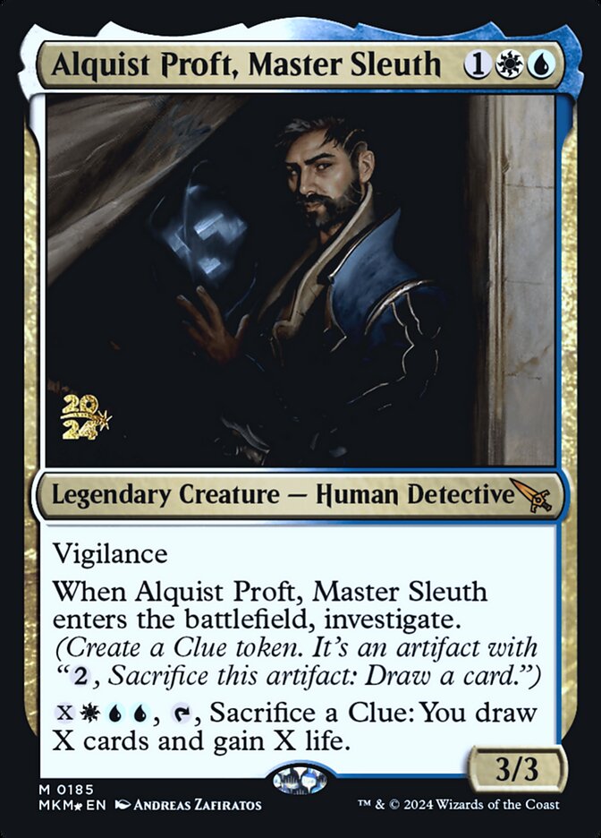 Alquist Proft, Master Sleuth